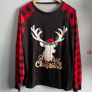 Merry Christmas Reindeer Pyjamas Size S